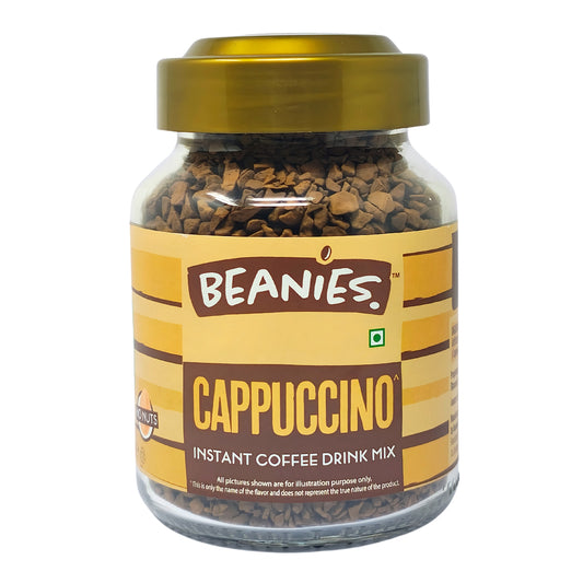 Beanies Barista Range - Cappuccino Instant Coffee, 50g