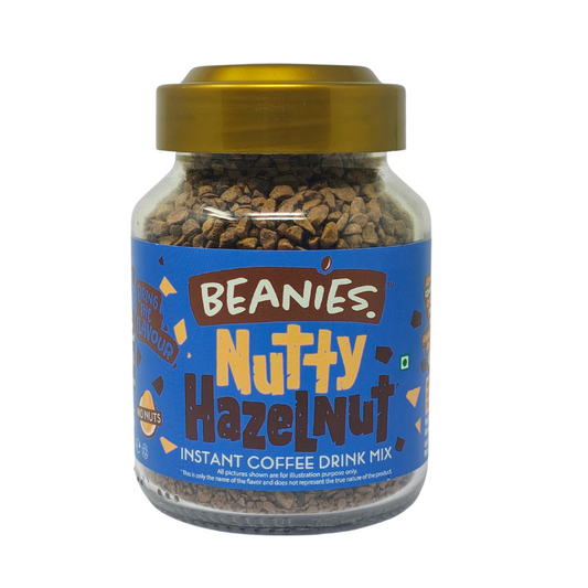 Beanies Nutty Hazelnut Flavour Instant Coffee, 50g