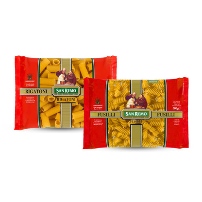 San Remo 2-Pack — Fusilli + Rigatoni