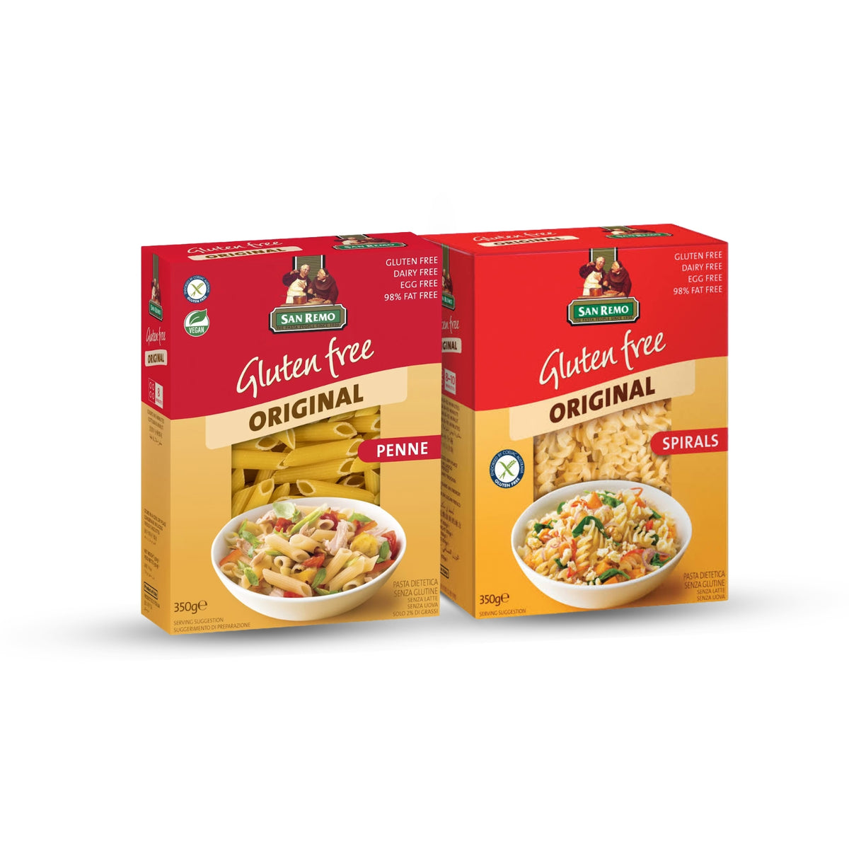 Remo 2-Pack — GF Penne + GF Spirals