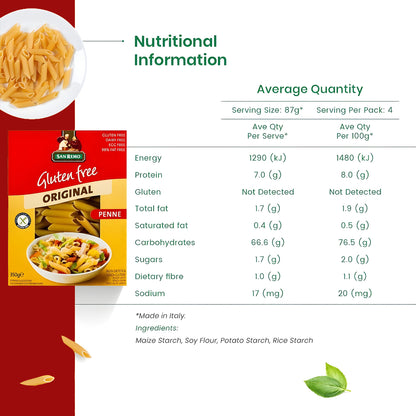 San Remo - Gluten Free Penne Pasta (350g)