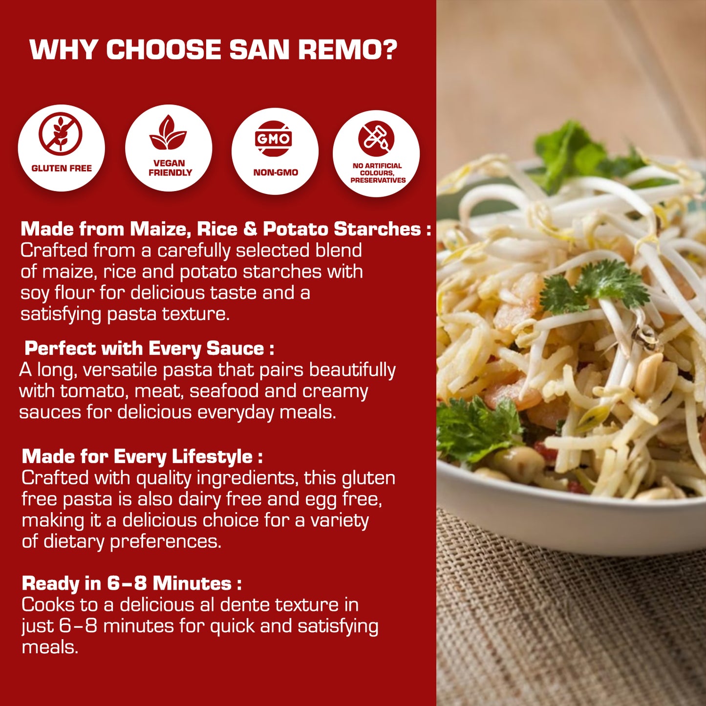 San Remo - Gluten Free Spaghetti Pasta (350g)
