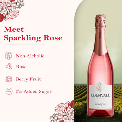 Edenvale Non Alcoholic Sparkling Rosé Wine 750ml