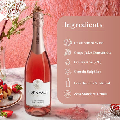Edenvale Non Alcoholic Sparkling Rosé Wine 750ml