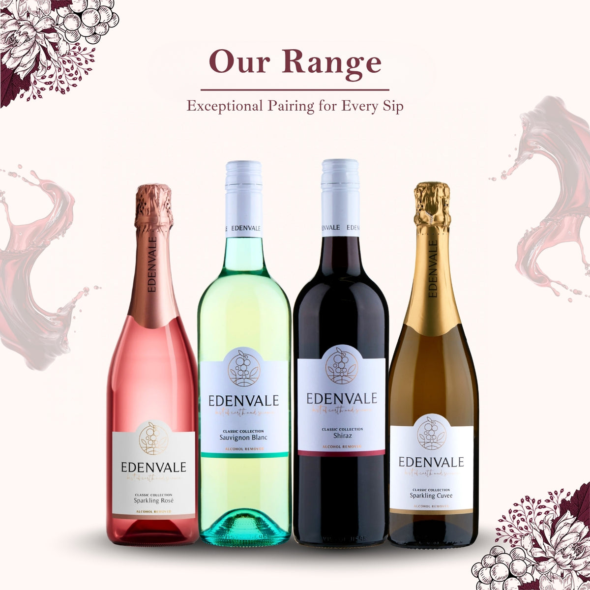 Edenvale Non Alcoholic Shiraz Wine 750ml