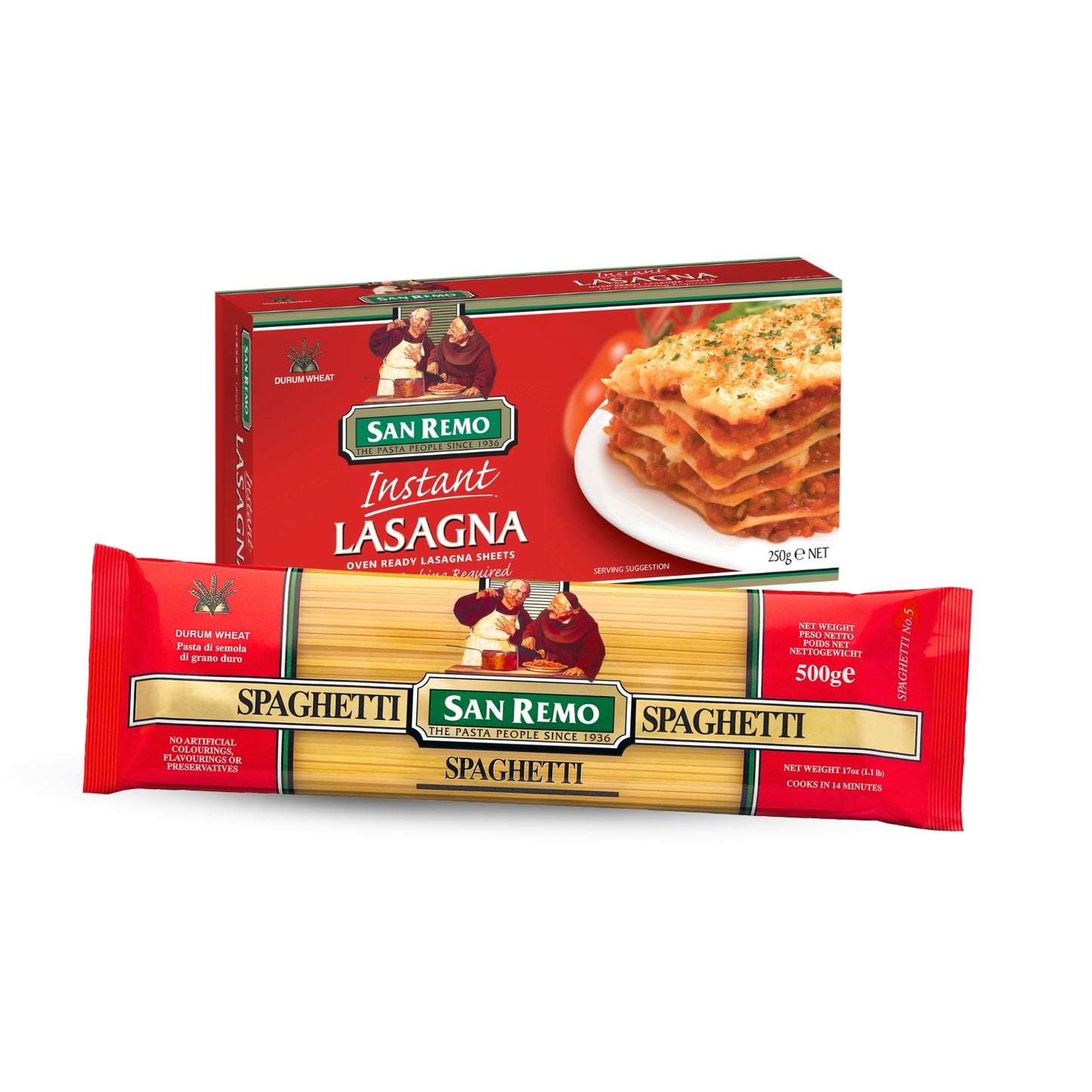 San Remo - Instant Lasagna & Spaghetti 2-Pack