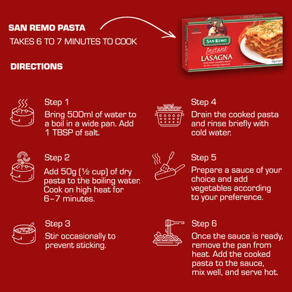 San Remo - Instant Lasagna Pasta (250g)