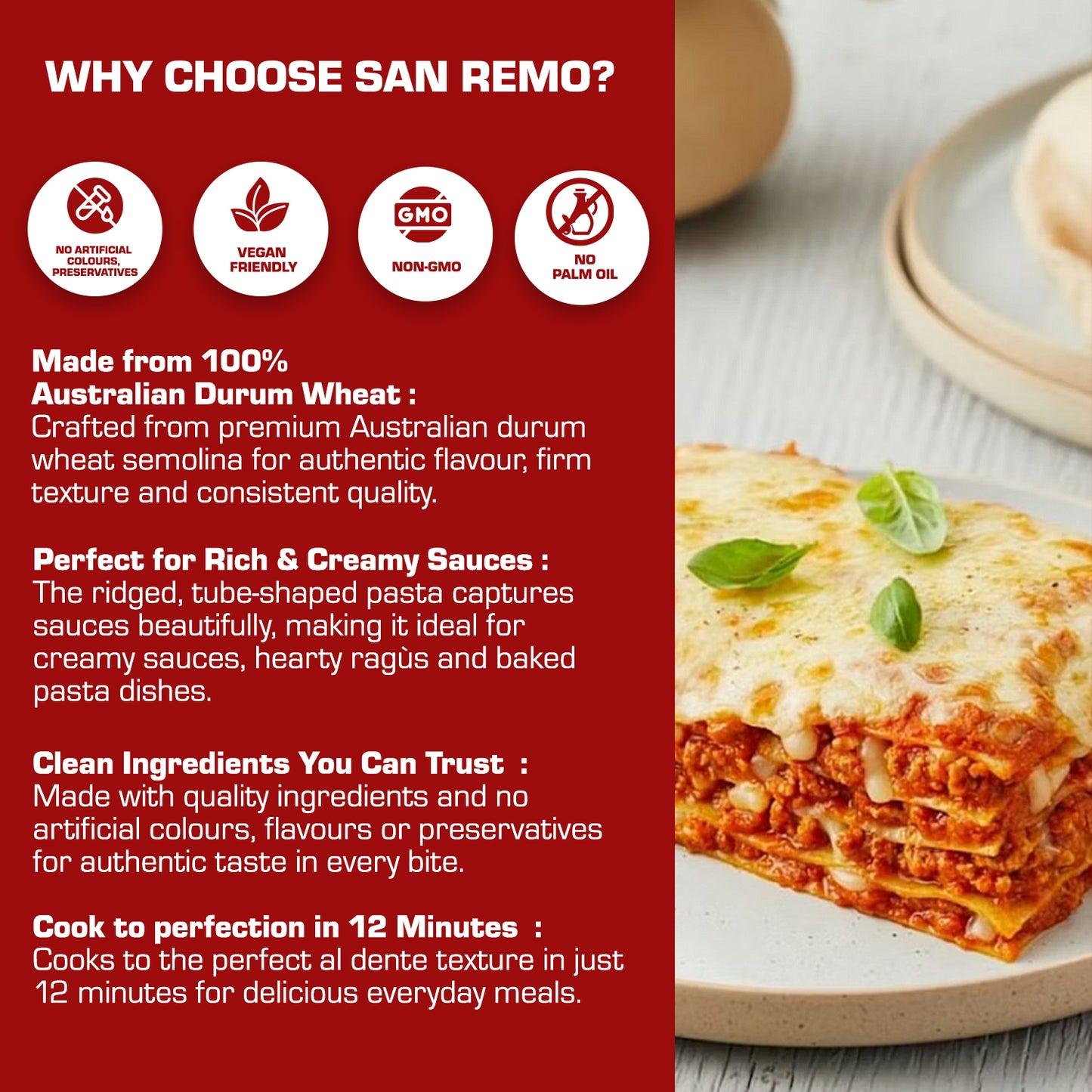 San Remo - Instant Lasagna Pasta (250g)