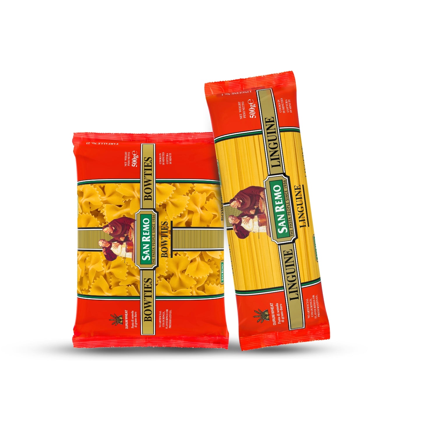 San Remo 2-Pack — Linguine + Bowties