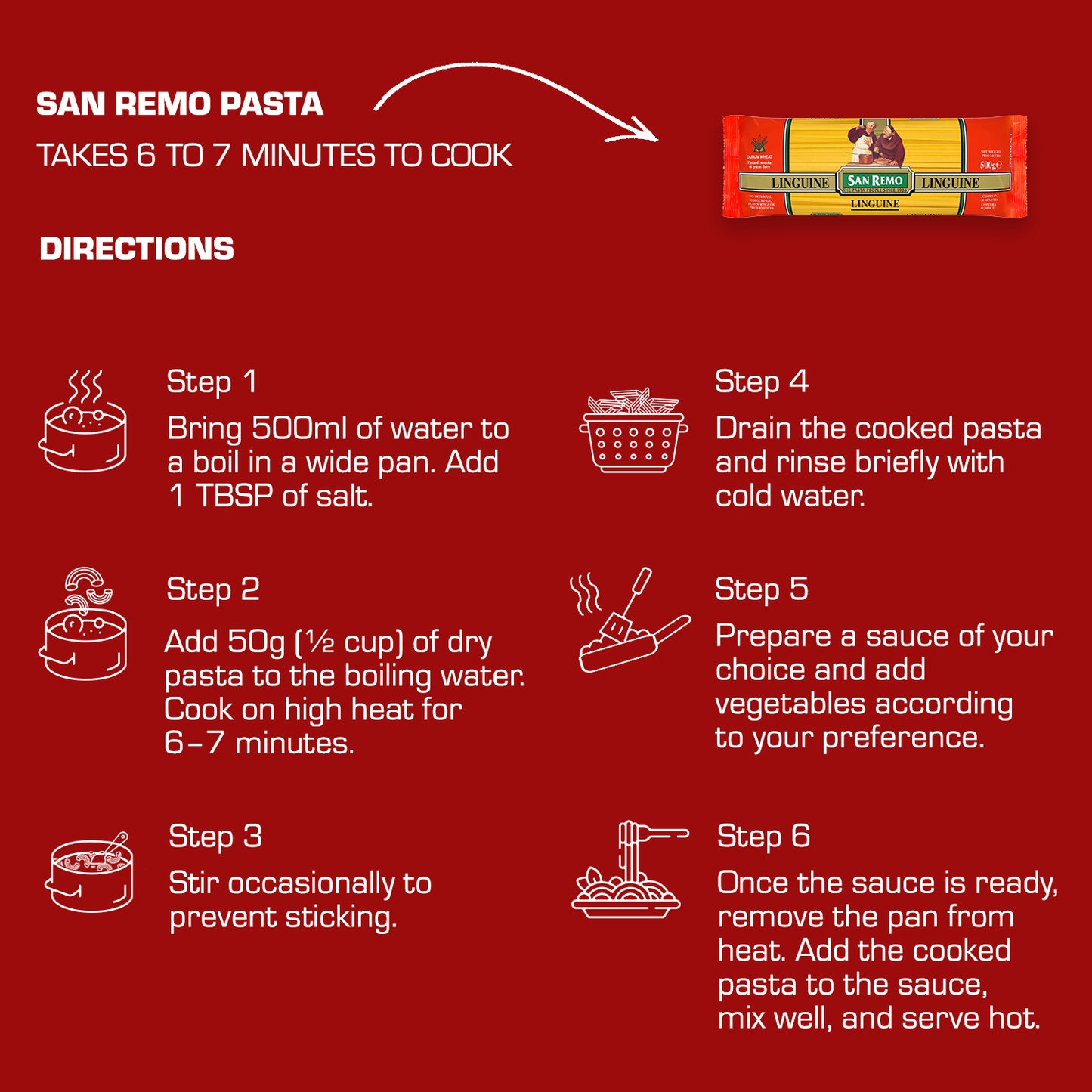 San Remo - Linguine Pasta (500g)