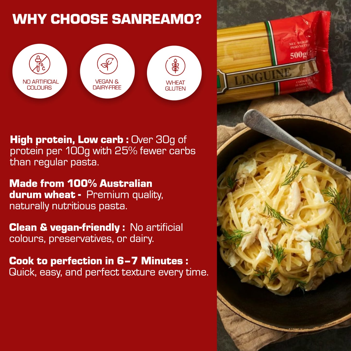 San Remo Linguine Pasta, 500g