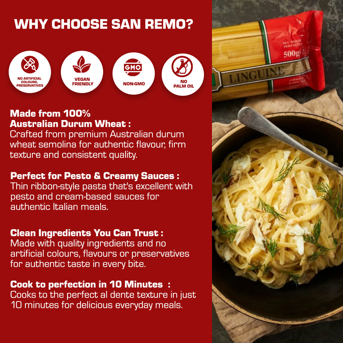 San Remo - Linguine Pasta (500g)