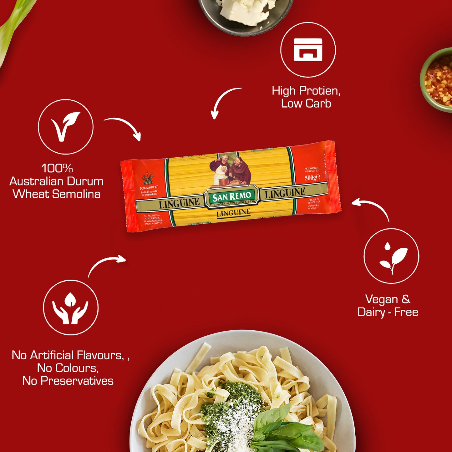 San Remo - Linguine Pasta (500g)