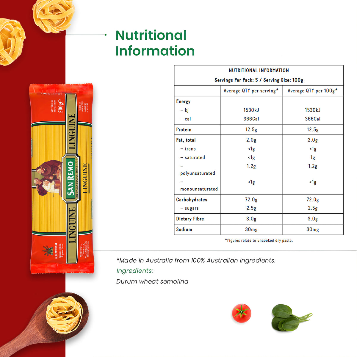 San Remo - Linguine Pasta (500g)