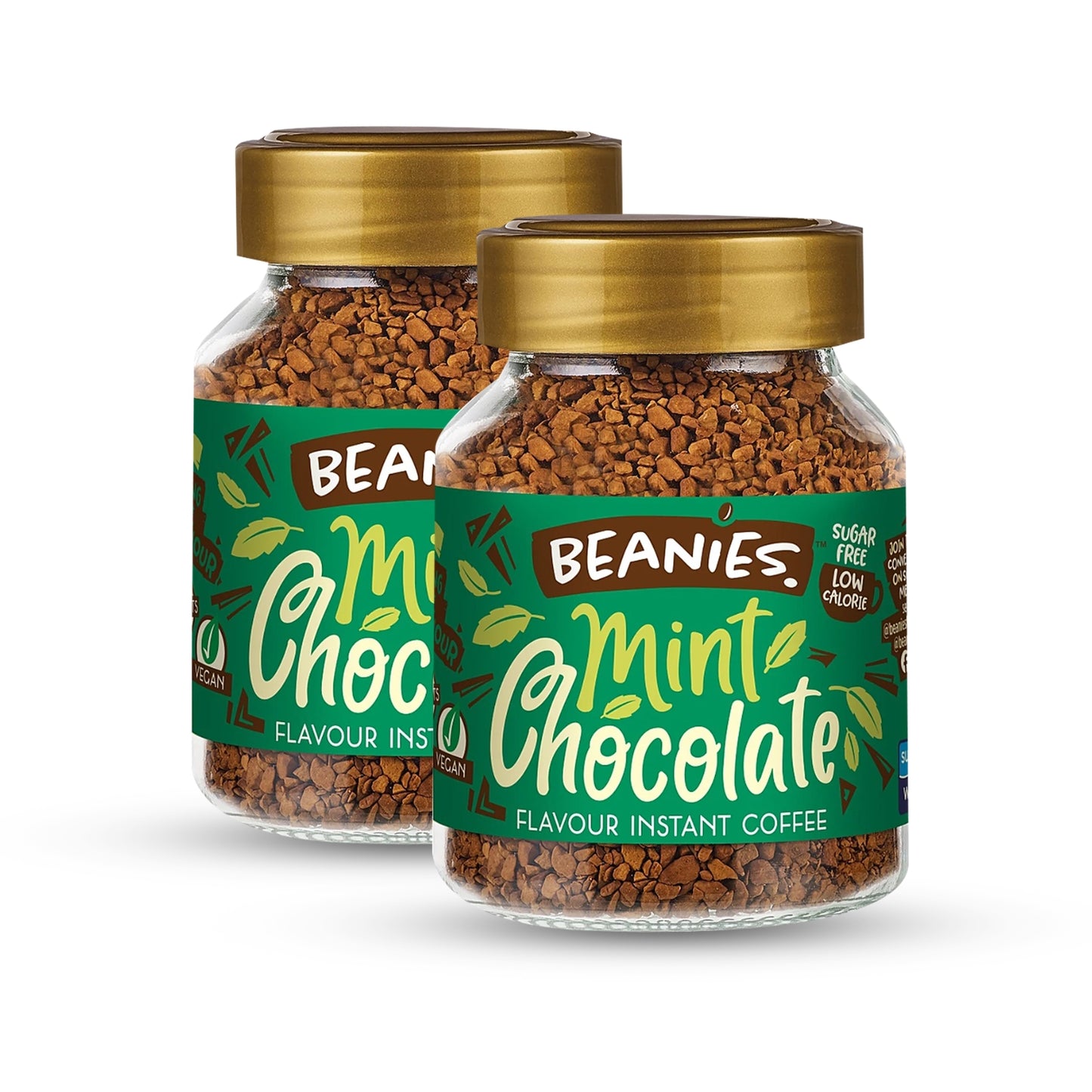 Beanies Mint Chocolate Flavour Instant Coffee, 50g