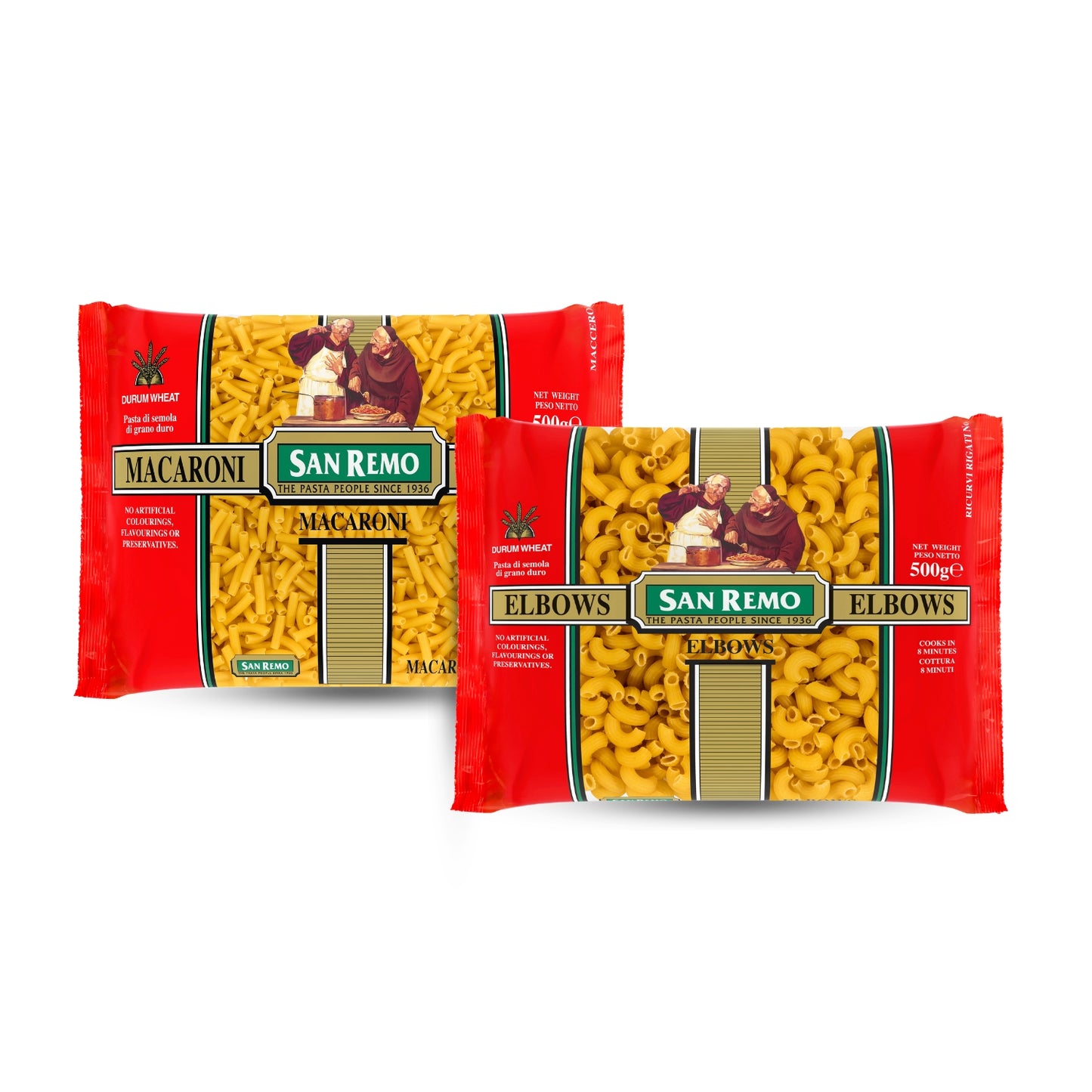 San Remo 2-Pack — Macaroni + Elbows