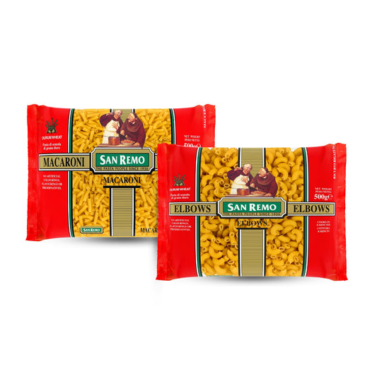 San Remo 2-Pack — Macaroni + Elbows