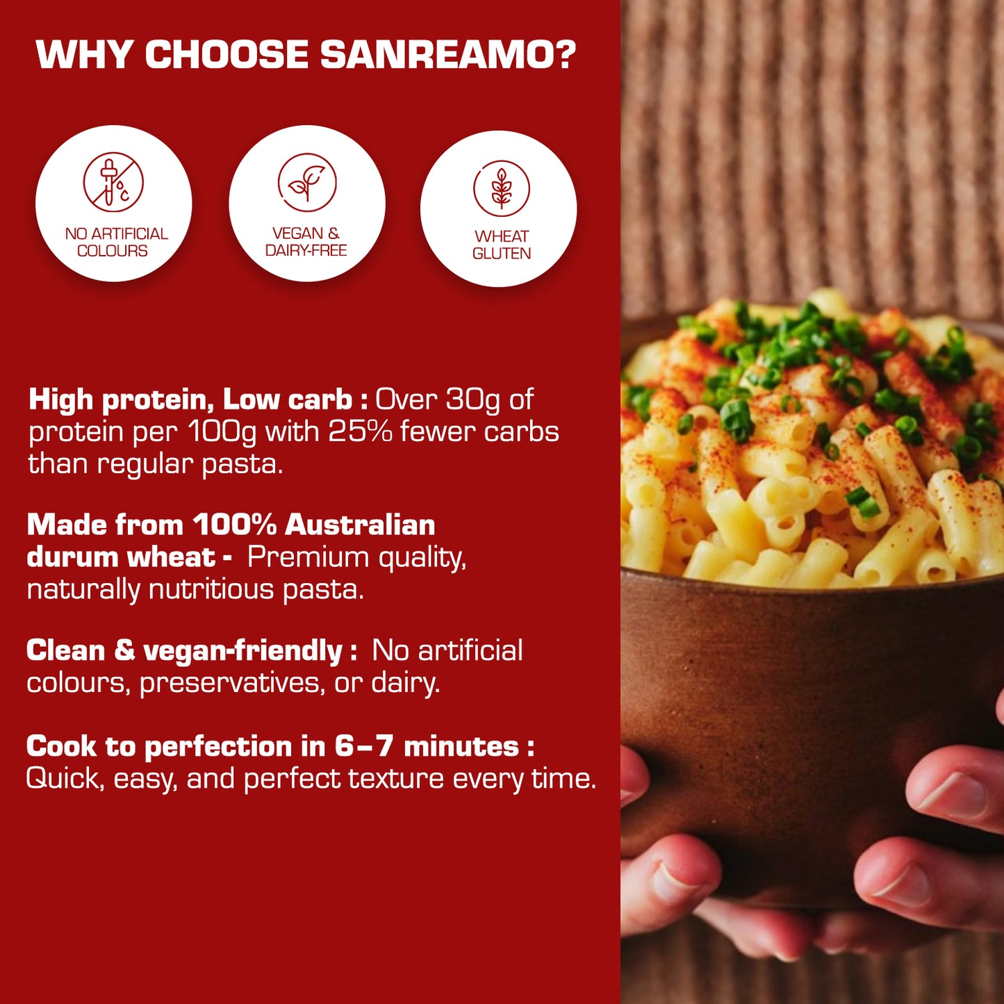 San Remo Macaroni Pasta, 500g
