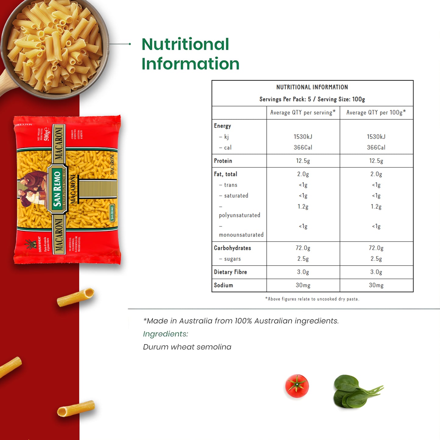 San Remo - Macaroni Pasta (500g)