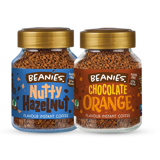 Beanies - Nutty Hazelnut & Chocolate Orange Duo