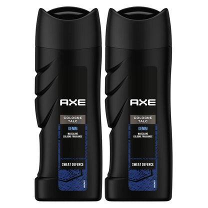Axe Signature Denim Cologne Talc 300 g Pack of 2