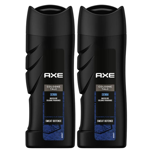Axe Signature Denim Cologne Talc 300 g Pack of 2