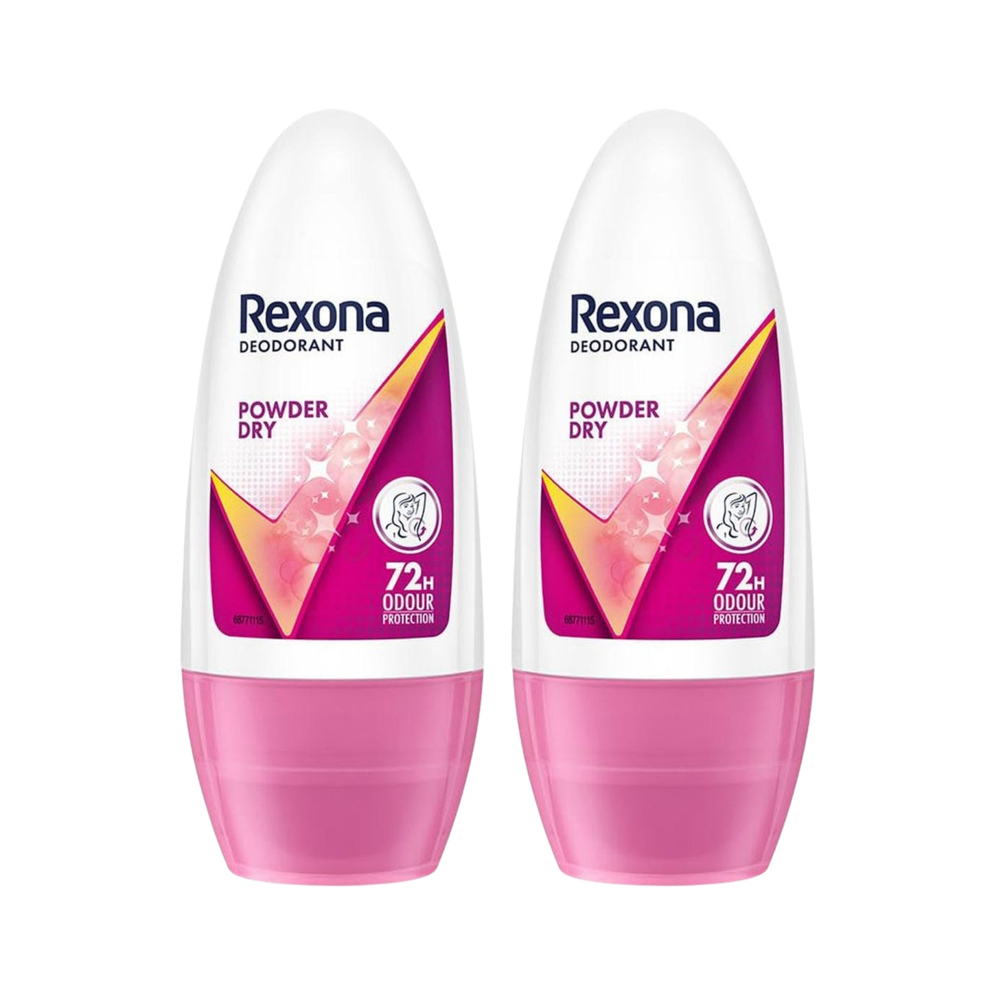 Rexona Powder Dry Roll On Deodorant Women 50 ml Pack of 2