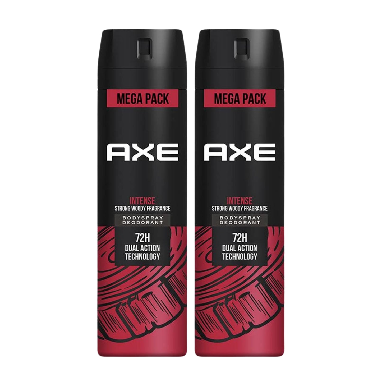 Axe Intense Long Lasting Deodorant 215 ml Pack of 2