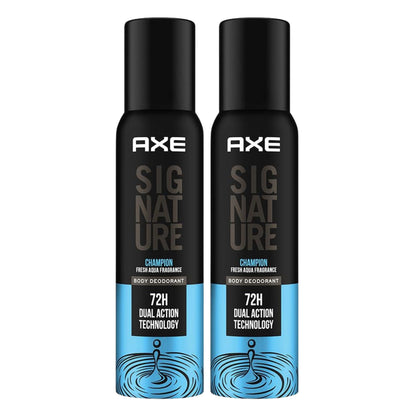 Axe Signature Champion No Gas Deodorant 154 ml Pack of 2