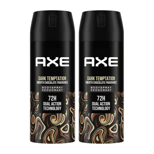 Axe Dark Temptation Deodorant Spray 150 ml Pack of 2