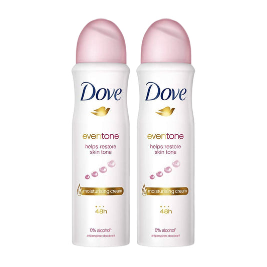 Dove Eventone Deodorant Spray Women 150 ml Pack of 2