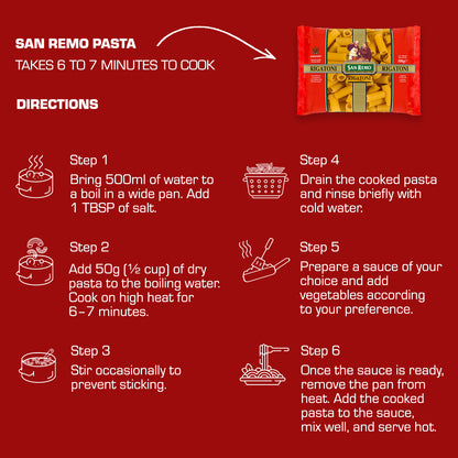 San Remo - Rigatoni Pasta (500g)