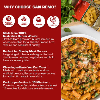 San Remo - Rigatoni Pasta (500g)