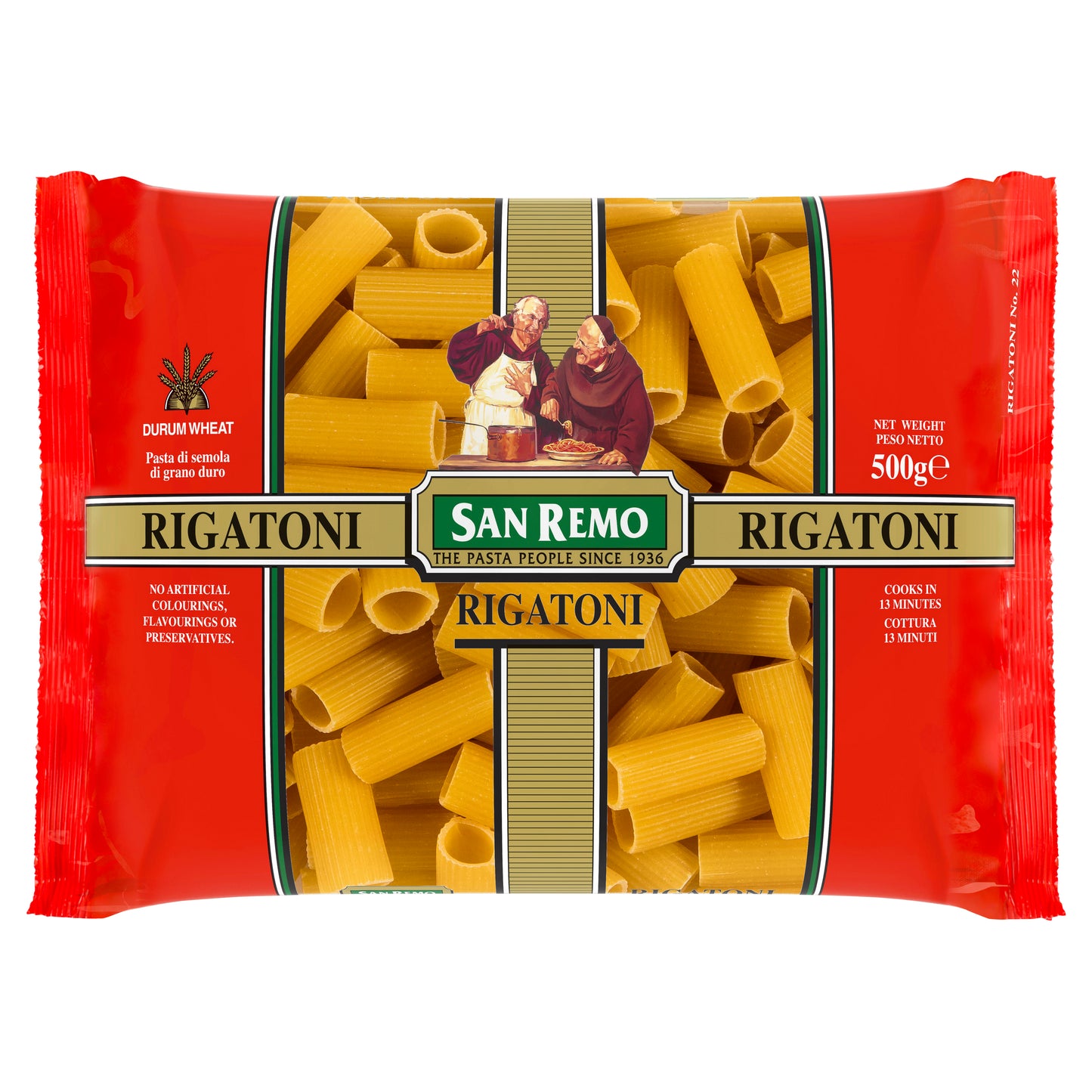 San Remo - Rigatoni Pasta (500g)