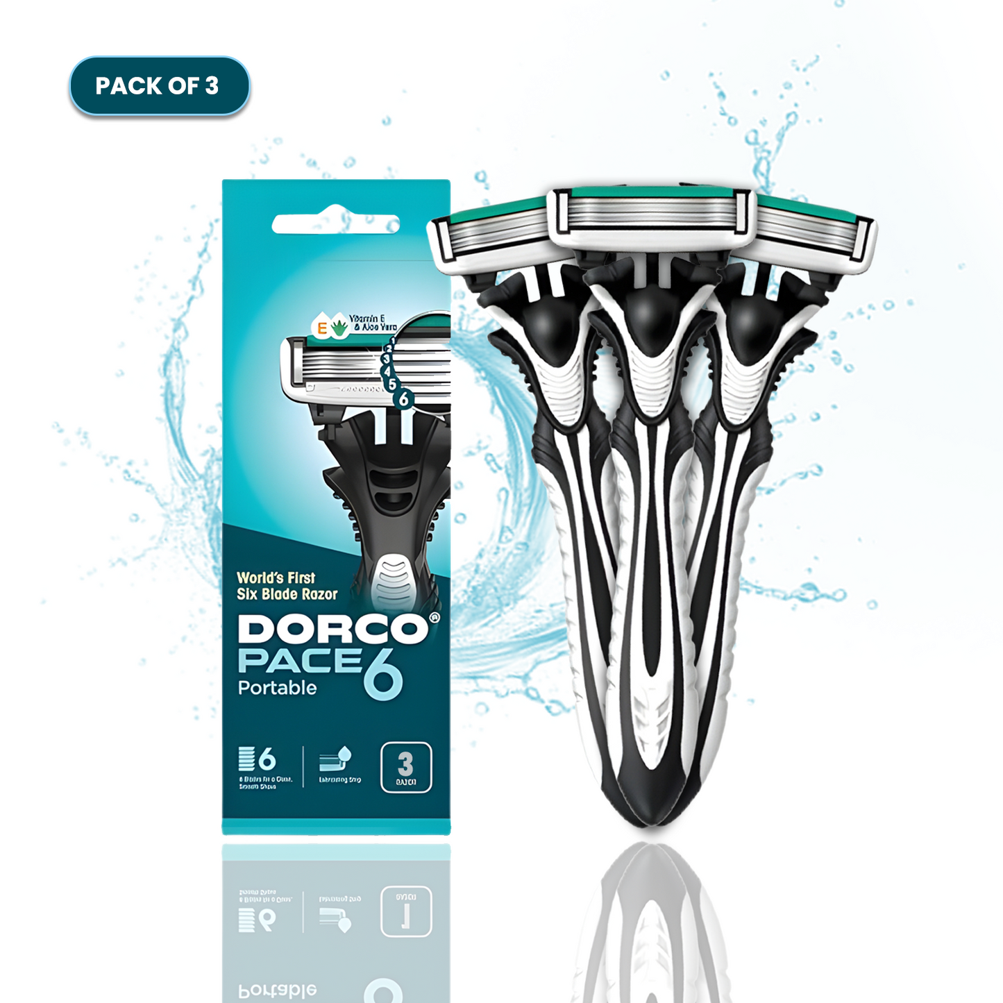 Dorco Pace 6 (SXA100) Disposable Razor