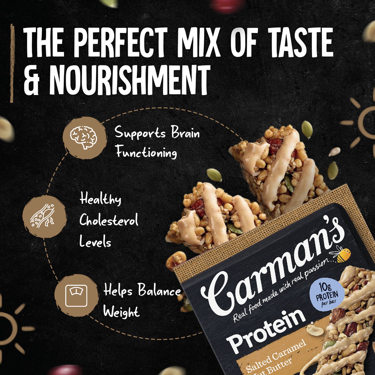 Carmans Bar Protein Salted Caramel Nut Butter 200g