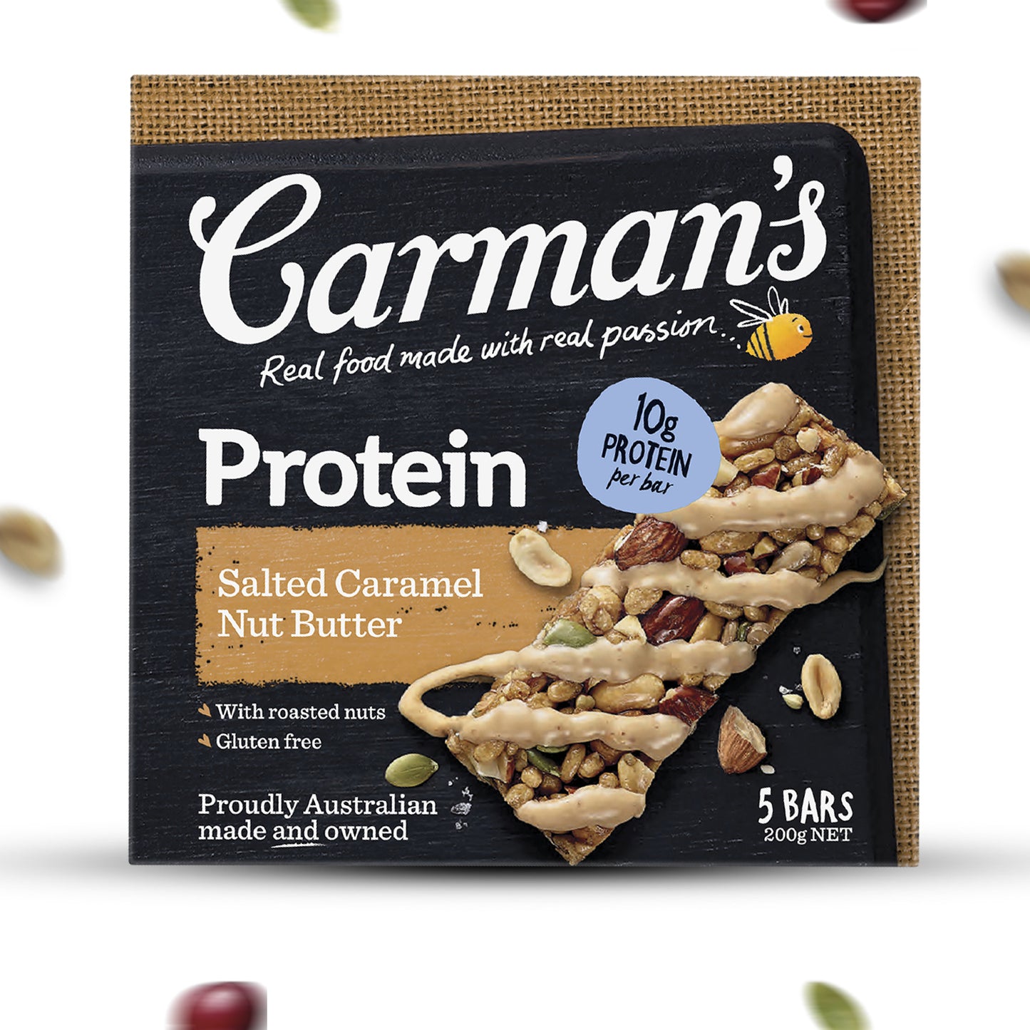 Carmans Bar Protein Salted Caramel Nut Butter 200g