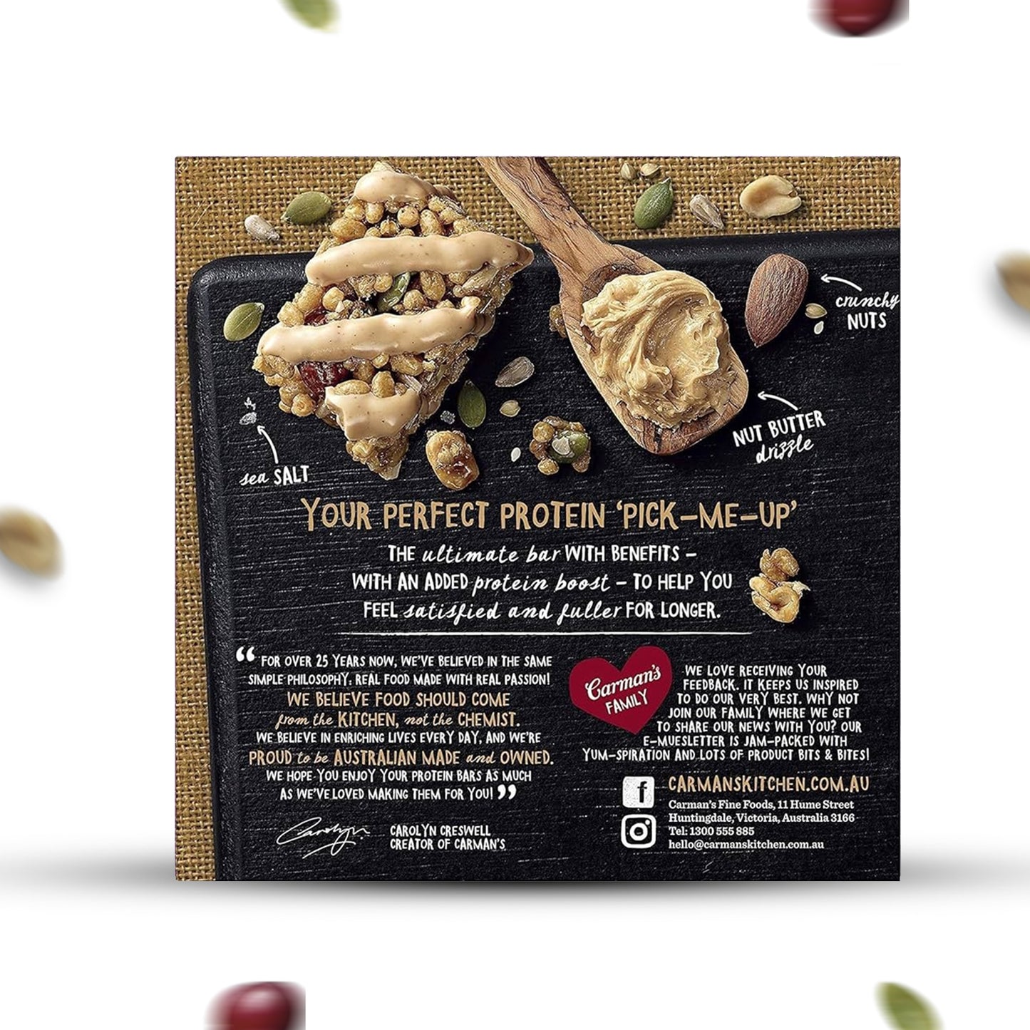 Carmans Bar Protein Salted Caramel Nut Butter 200g