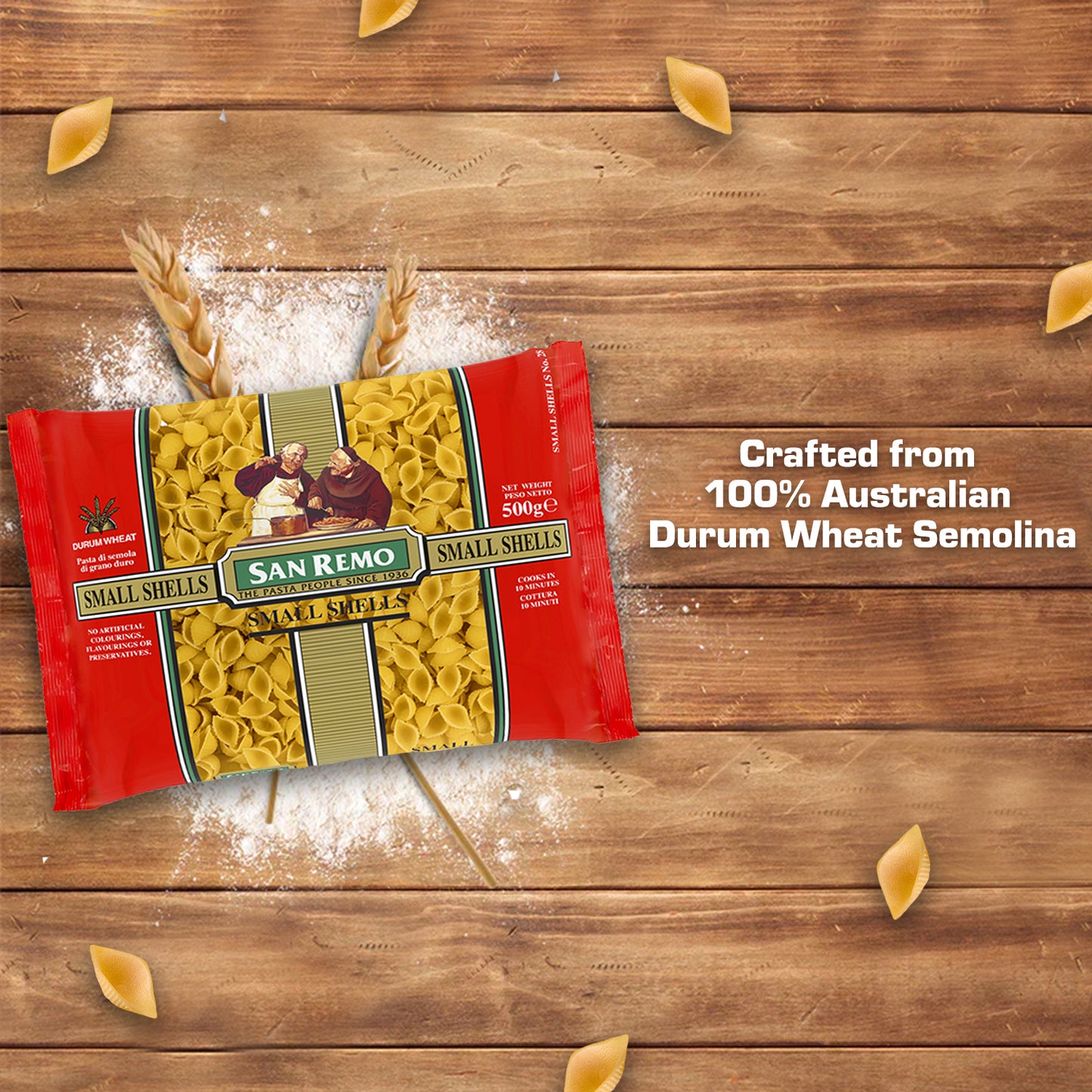 San Remo Small Shells Pasta, 500g