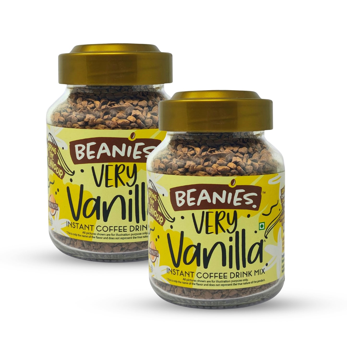 Beanies Very Vanilla Flavour Instant Coffee, 50g