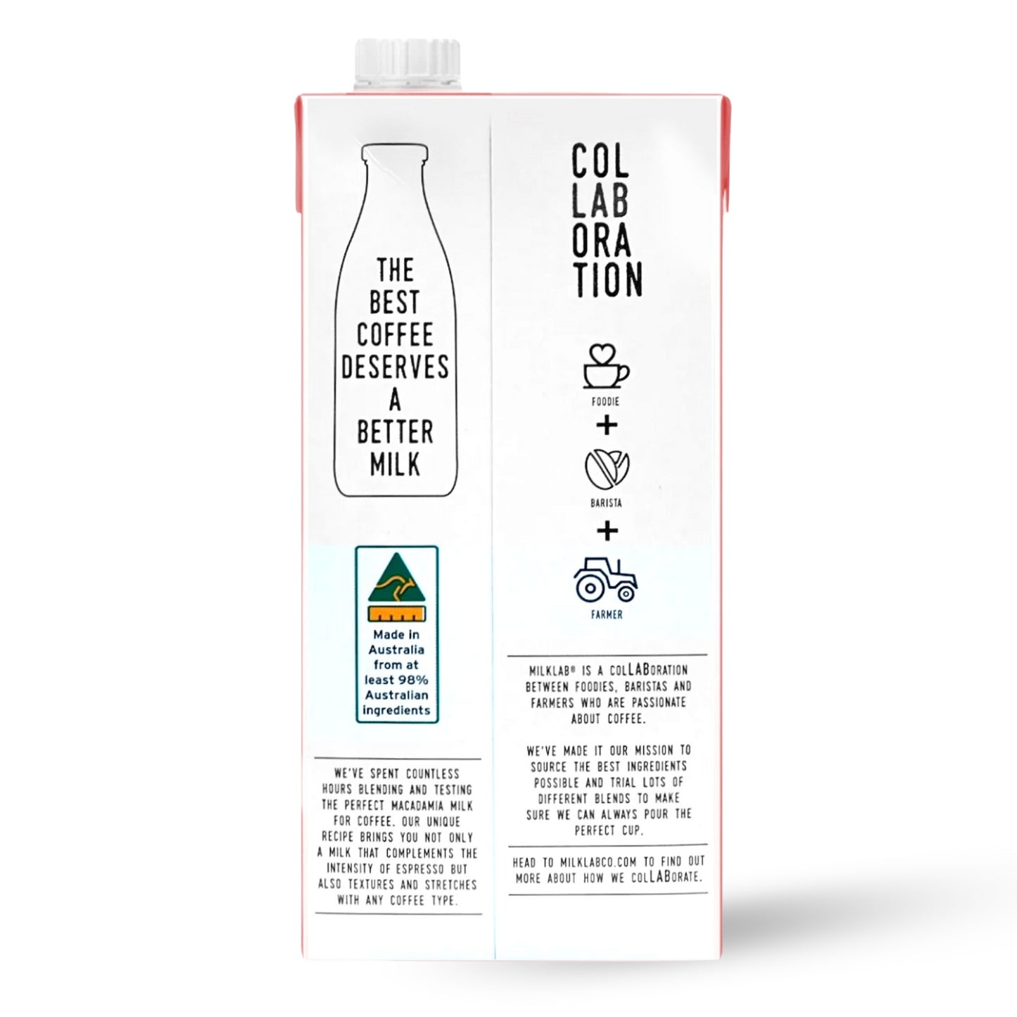 MILKLAB Almond Milk | Plant-Based & Barista-Ready | 1 litres- Pack of 3