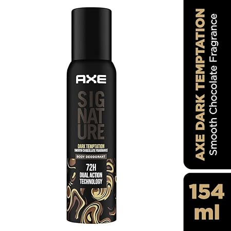 Axe Signature Dark Temptation No Gas Deodorant 154 ml Pack of 2