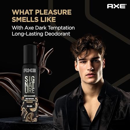 Axe Signature Dark Temptation No Gas Deodorant 154 ml Pack of 2