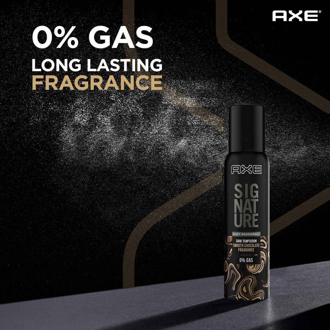 Axe Signature Dark Temptation No Gas Deodorant 154 ml Pack of 2
