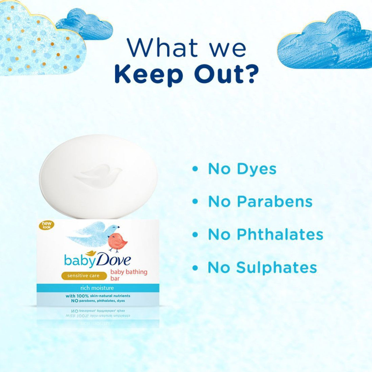 Baby Dove Rich Moisture Bar 75 g