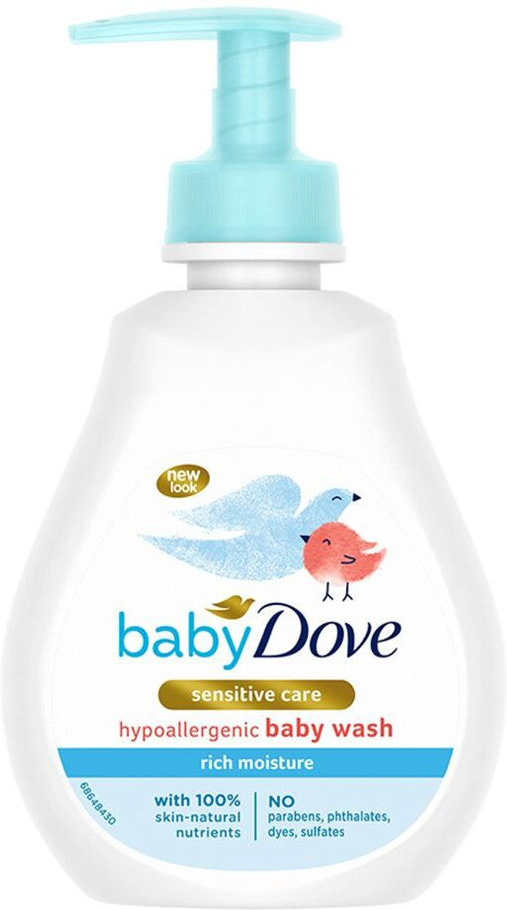 Baby Dove Rich Moisture Hair to Toe Baby Wash - 200ml & 400ml