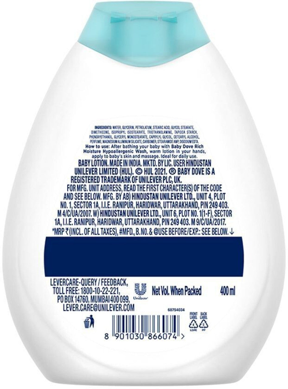 Baby Dove Nourishing baby Lotion 200ml & 400ml