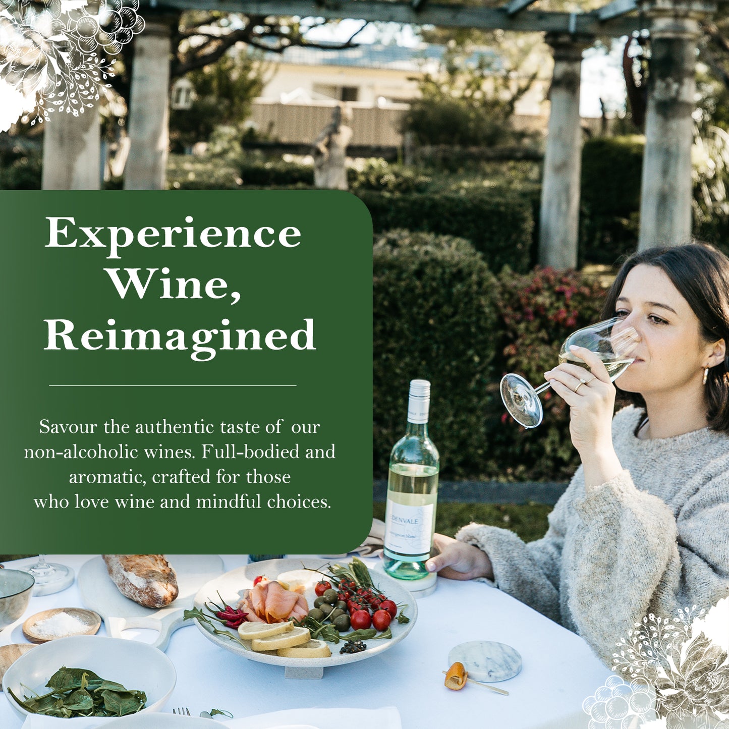 Edenvale Sauvignon Blanc 750 ml Non Alcoholic Wine