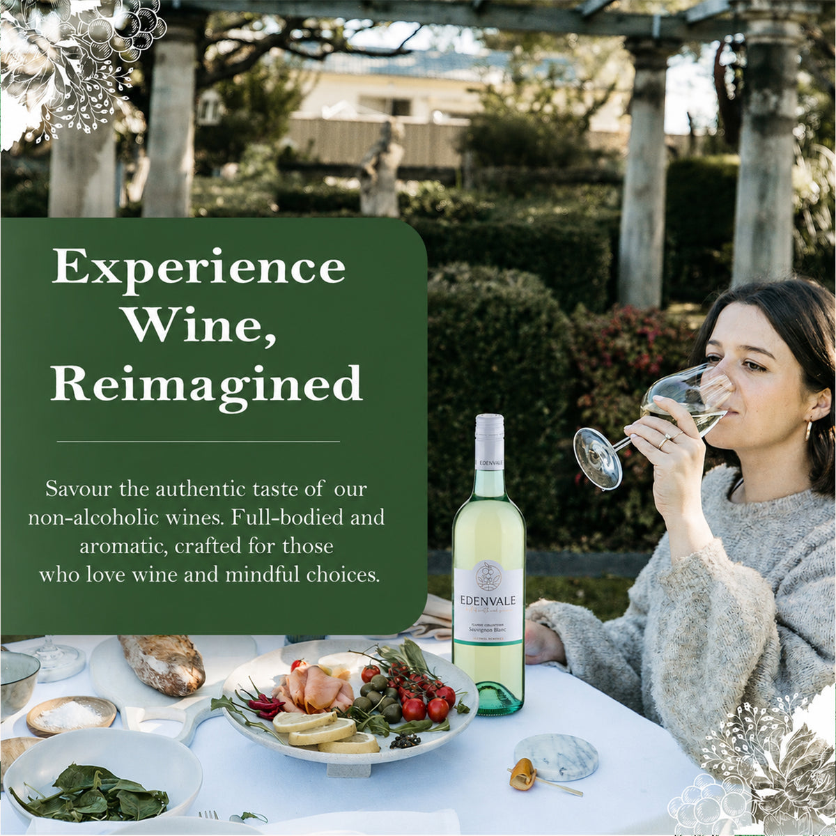Edenvale Non Alcoholic Sauvignon Blanc Wine 750ml