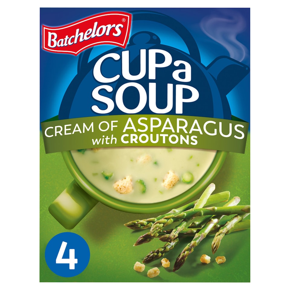 Batchelors Cup A Soup Cream of Asparagus with Croutons, 117g